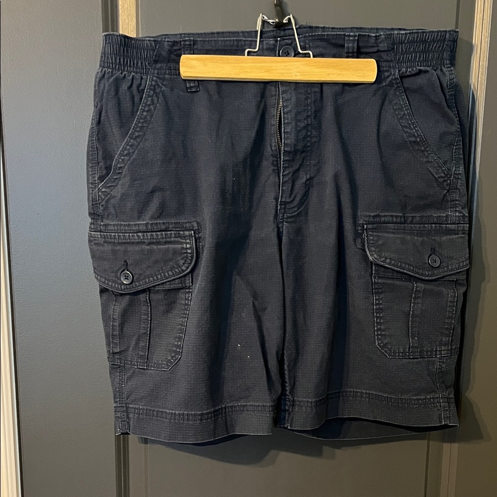 Buffalo David Bitton Dark Blue Cargo Shorts